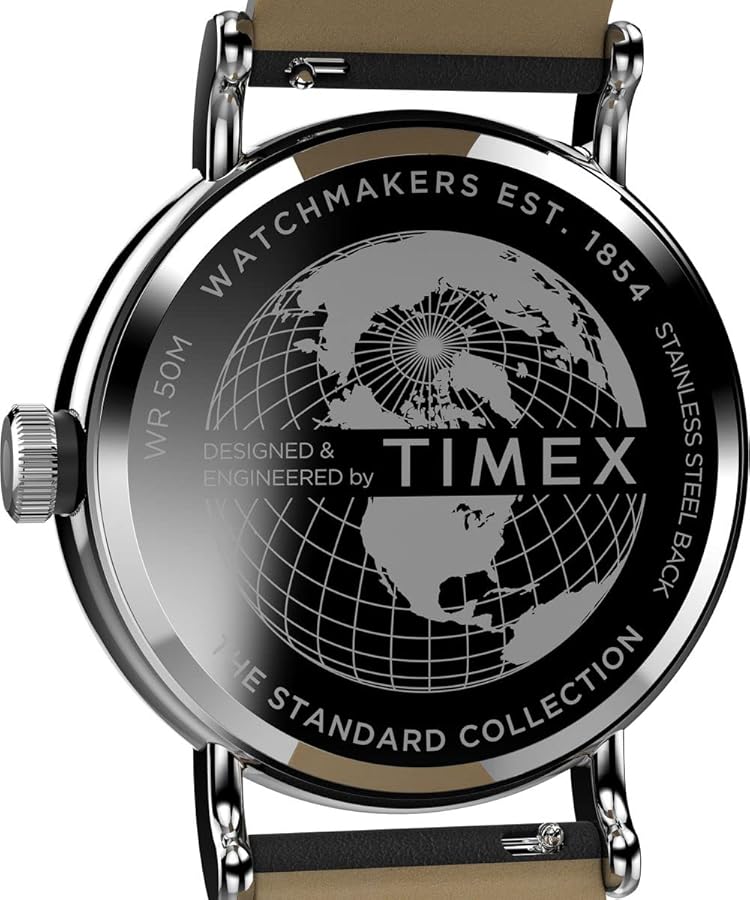 TIMEX アナログ腕時計 黒文字盤 ベージュストラップ Amazon | [TIMEX] 腕時計 タイメックス Essex Avenue エセックス